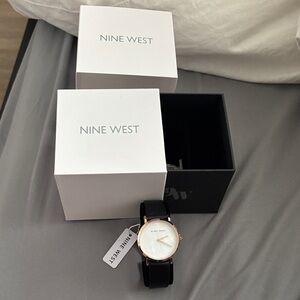 Nine West Black and Gold Watch